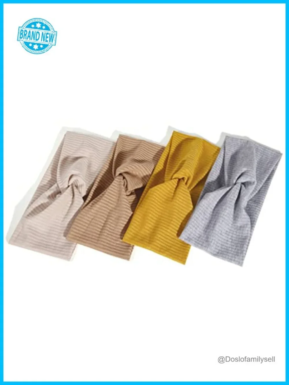 Non Slip Yoga Headbands for Women, Stretch Elastic Hair Wraps